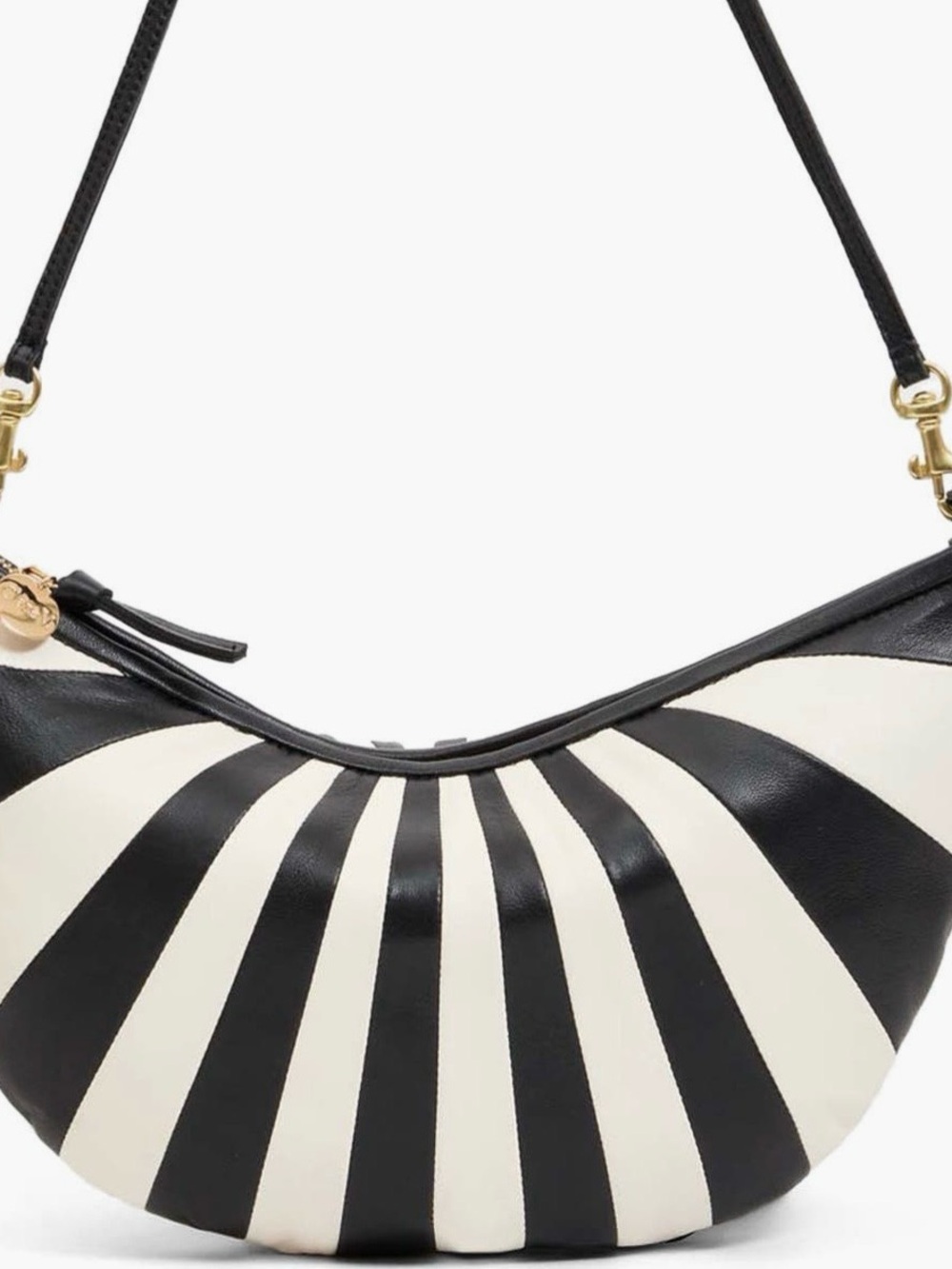 CLARE V. Lune Leather Chic Shoulder Bag - Picture 12 of 13